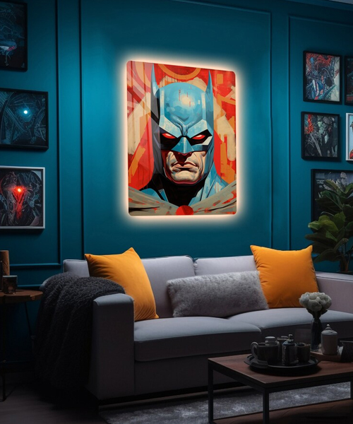 Gotham Metall Wand Haengend Poster